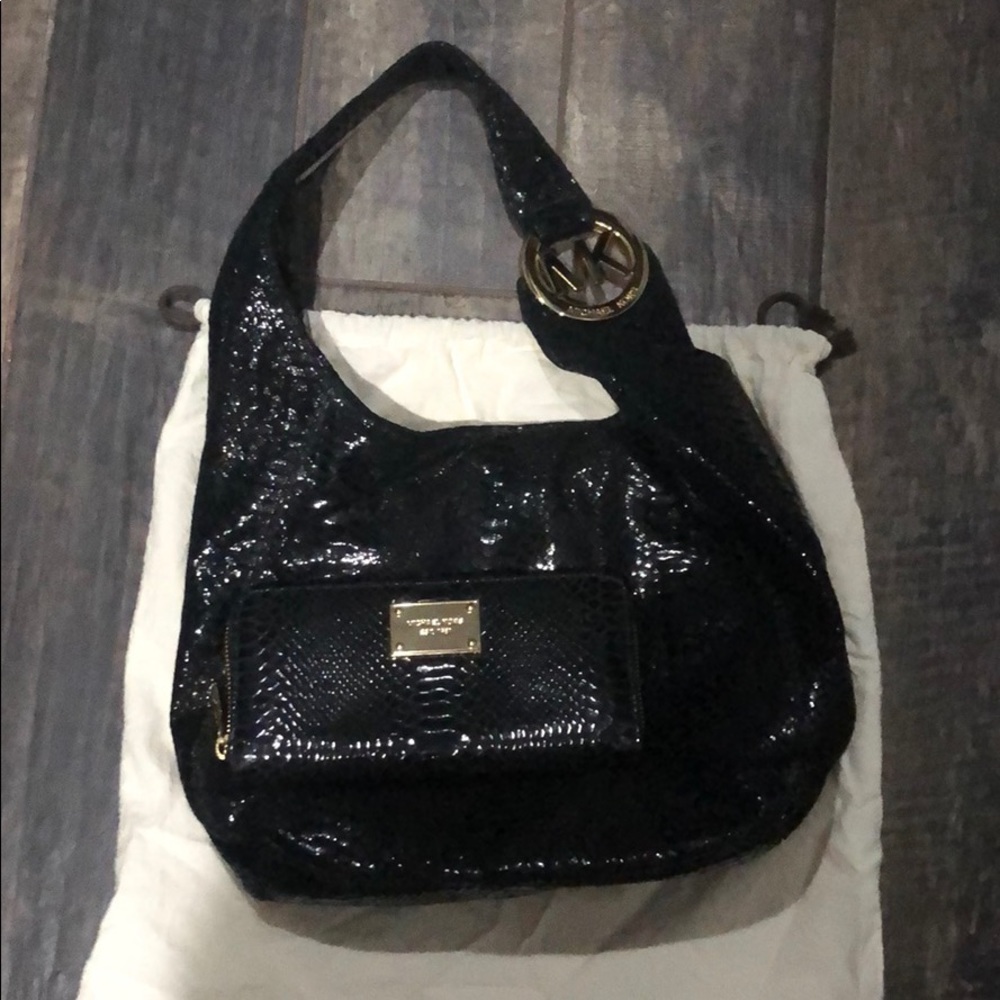Michael Kors  snake skin purse and wallet combo